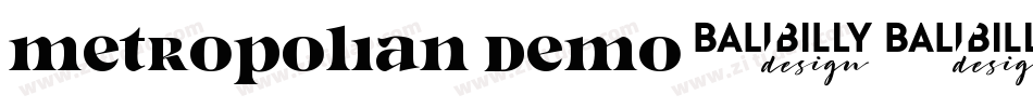 Metropolian Demo字体转换